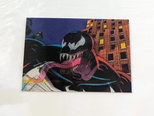 Venom Marvel Motion Rare Promo Card Blank White Back Lenticular 3D Skybox 1996 - Picture 1 of 3