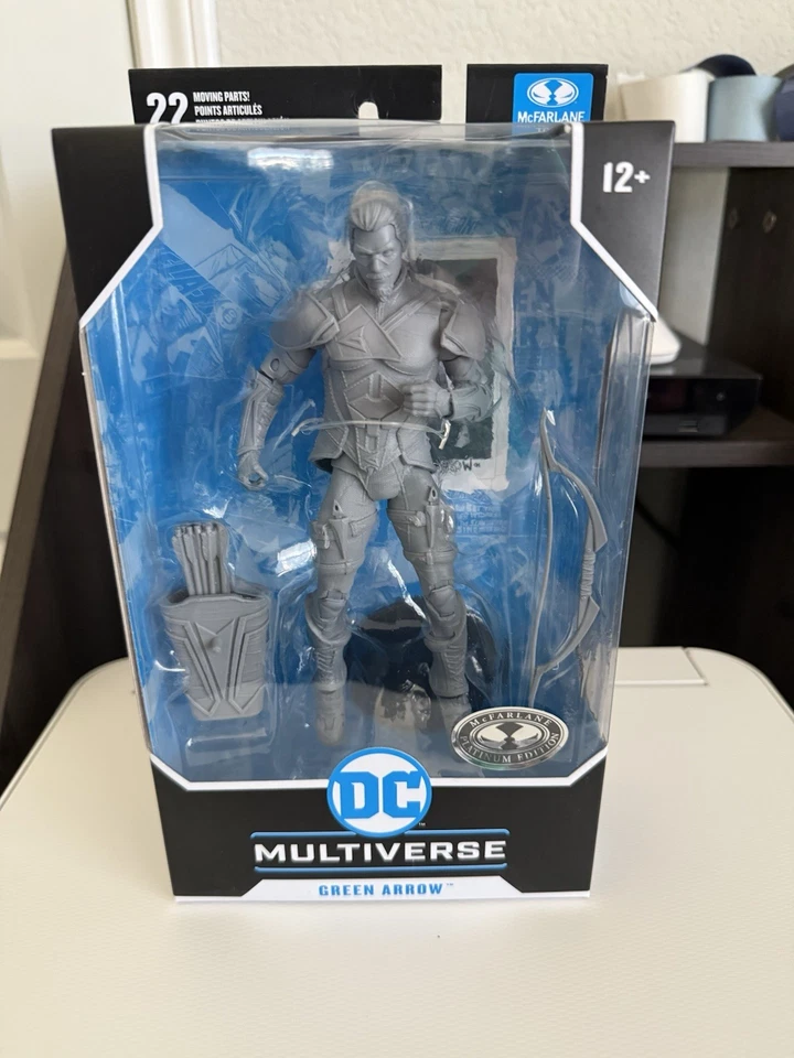 Boneco de ação McFarlane DC Multiverse Platinum Green Arrow Injustice 2 2022 7" - Imagem 1 de 1