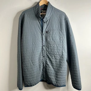 Relwen Herren Windzip Jacke XXL blau gesteppt wattiert isoliert Gorpcore Wandern - Bild 1 von 9