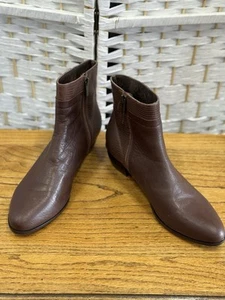 "MIDAS"SIZE"41*TRICKER*WOMENS BROWN LEATHER ANKLE BOOTS~BNWOB* - Picture 1 of 13