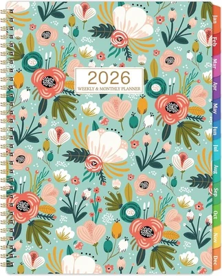 BRANDED 2026 Planner - 2026 Planner Weekly and Monthly, Jan.2026-Dec.2026, 8.5''x11'', L