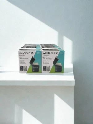 10 Stück! Accu-Chek GUIDE 50ct Diabetiker Teststreifen - 500 GESAMT - EXP 01/2027 - Bild 1 von 3