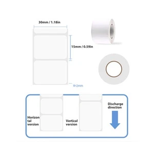 Papier Imprimante Thermique Étiquettes Autocollantes Autocollantes - Afbeelding 1 van 12