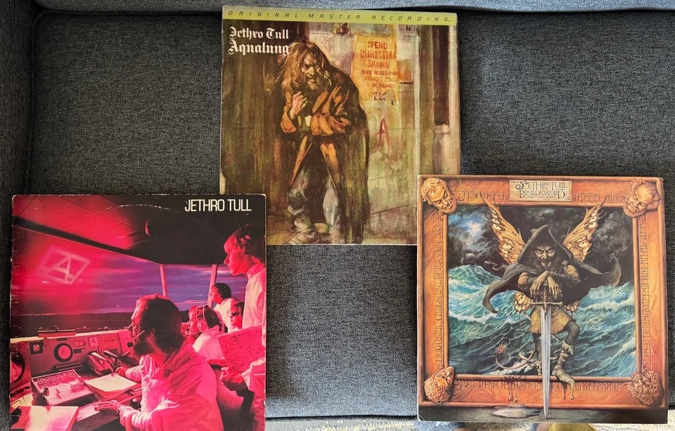 3x Jethro Tull LP MFSL Aqualung, Broadsword & The Beast, "A" - Image 1 of 4