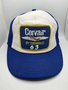 Corvair Chevrolet Trucker Hat Retro Covair Embroidered Patch 63 Cap - Picture 1 of 5