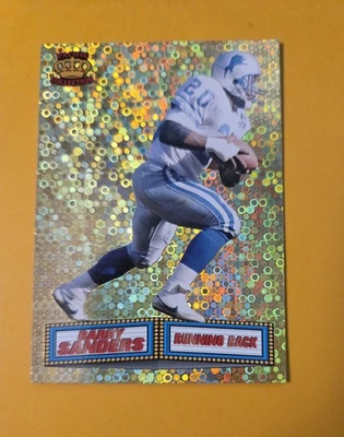 Barry Sanders 1994 Pacific Crown Collection Rare Gold Marquee Prisms #27  - Image 1 of 2