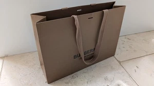 Burberry Brown 30cm h x 42cm w x 12cm d (15.12l) Branded Shopping Gift Paper Bag - Picture 1 of 5