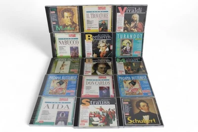 Lotto 15 CD musica classica e lirica Famiglia Cristiana ARTISTI VARI I GRANDI - Immagine 1 di 4