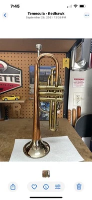 Corneta Holton Super Collegiate 1956 con estuche y boquillas serie 293246 Foto 1 de 2