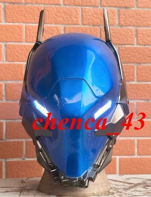Red Hood Arkham Knight Batman Jason Cosplay Helmet FRP LED Eyes Mask Xmas Gifts - Image 1 of 4