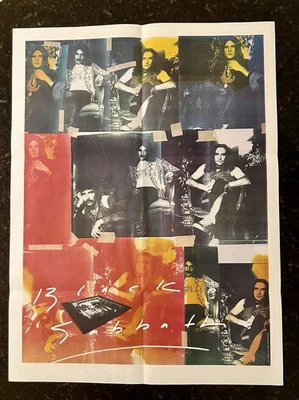 Black Sabbath Sabotage Poster 21x28 Ozzy Osbourne 1975 Original - Image 1 of 4
