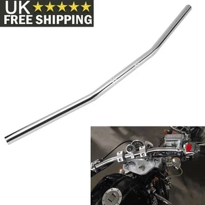 Universal Motorbike Motorcycle Drag Bar Handlebar 7/8" 22mm For Honda Suzuki UK - Picture 1 of 8