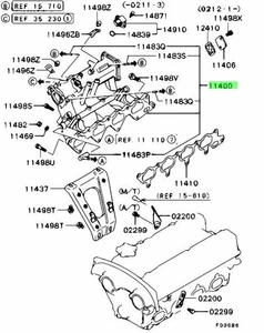 Manifold, Inlet For: Mitsubishi Lancer Evo 7 8 9 CT9A - Picture 1 of 1