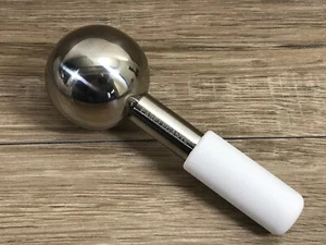 Fabelegante' Globo di Ghiaccio Viso Acciaio Inox Rullo di Raffreddamento Viso - Foto 1 di 4
