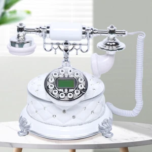 Vintage Retro Corded Telephone Home Office Desk Landline Phone Equipment New - Zdjęcie 1 z 9