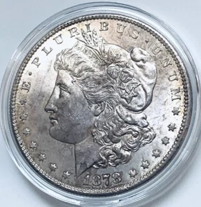 1878 S Morgan Silver Dollar Mint US OLD COIN Brilliant BU - Picture 1 of 7