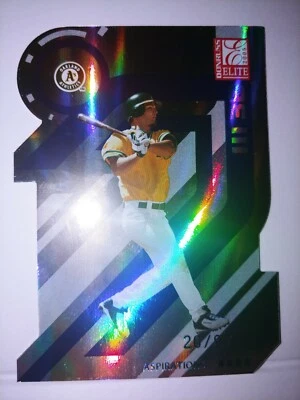 2005 Eric Chavez Numbered 20/97 Die Cut Donruss Elite Foto 1 de 3