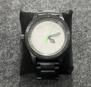NIXON DEATH STAR THE 51-30 STAR WARS QUARTZ GRAY DIAL BLACK MENS WATCH - Picture 1 of 7