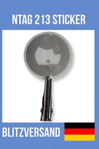5-100 NFC Tags 180 Bytes - Sticker NTag213 Tag RFID Tags - für iPhone&Android ✅ - Bild 1 von 10