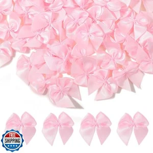 Yoyokid 50 Pcs 1.5" Mini Satin Ribbon Bows, Tiny Crafts Bows Decoration for D - Picture 1 of 5