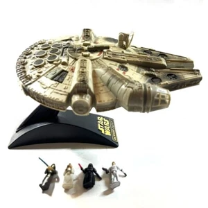 Star Wars Action Fleet Millenium Falcon (With 4 Figurines) HASBRO China 2002 LFL - Picture 1 of 9