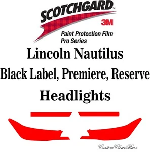 3M Paint Protection Film Clear Bra Shield Pro Series 2024 2025 Lincoln Nautilus - Picture 1 of 3