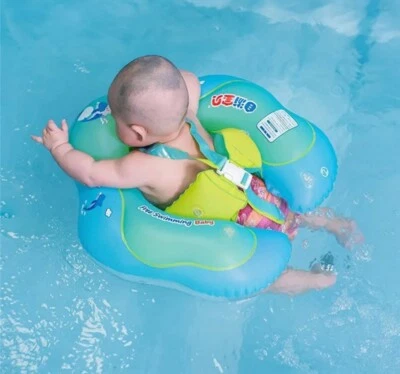 Aufblasbarer Baby Kinder Schwimmring Sitz Schwimmtrainer Spielzeug Pool Hilfe Kleinkind - Bild 1 von 4