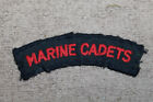 Original WW2 British "Marine Cadets" Uniform Shoulder Flash 