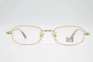 Brille Face a Face GRECO Gold Mehrfarbig Oval Brillengestell eyeglasses Neu - Picture 1 of 6