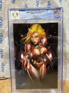Stormy Daniels Space Force #1 Jamie Tyndall B TidalWave LTD Cgc 9.9 Not 9.8 - Picture 1 of 3