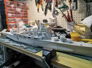 3D gedruckter schwerer Kreuzer der japanischen Marine Kaohsiung-Klasse 1/200 unbemalt Modellbausatz - Bild 1 von 8