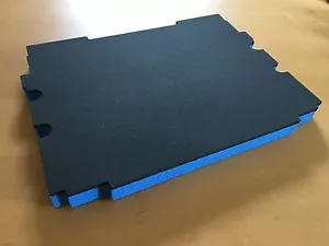 Koffereinlage, Hart-Schaumstoff für Makita Makpac Gr. 1+2 anthrazit-blau 30mm - Bild 1 von 2