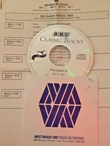 RADIO SHOW: BBC CLASSIC TRACKS w/RICHARD SKINNER 5/18/92 FREE, 5 LIVE TRACKS - Picture 1 of 2