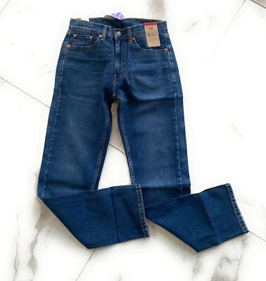 Jean Levi's 505 para hombre ajuste regular pierna recta talla (30 X 32) azul oscuro Foto 1 de 2