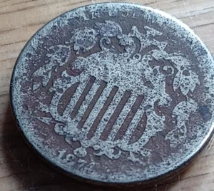 1874 Shield Nickel - Picture 1 of 2