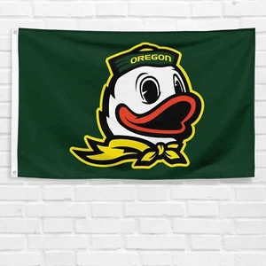 Für Oregon College Fans 3x5 Fuß Flagge Männerhöhle Wanddeko Banner - Bild 1 von 12