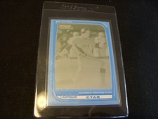2008 Bowman Chrome Hunter Pence Cyan Printing Plate 1/1