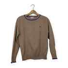Vintage Mister Noah Womens Top Light Brown Crewneck Sweater Size S