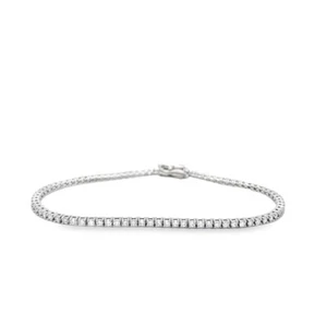 14K Lab Grown Diamond Tennis Bracelet | The DC Tennis - Picture 1 of 12