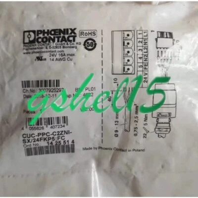 1PCS/Box NEW Phoenix CUC-PPC-C2ZNI-SX/24FKP5:FC 1425514 connector #HJ - Image 1 of 4