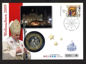 Federación 2764 Carta Numismática Navidad 2009 - Imagen 1 de 2