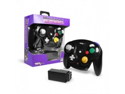 TTX Tech WAVEDASH Nintendo GC/Wii/WiiU Black WIRELESS Controller NXGC-543-[F35] - Image 1 of 3