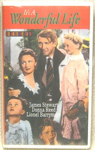 IT'S A WONDERFUL LIFE - VHS 1993 - COLORIZED VERSION - CLAMSHELL CASE - NEW - Picture 1 of 7