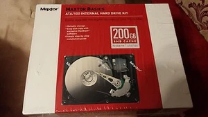 Maxtor Basics 200 GB Diamondmax ATA 100 7200 RPM Internal  Hard Drive Kit - Picture 1 of 1