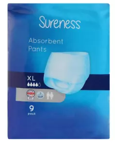 Sureness saugfähige Hose: 9x4 Kiste 36 XL (Extra Large) perfekt - Bild 1 von 2