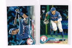 2018 TOPPS MINI ON DEMAND BLUE RYAN RUA 622 #d 03/10 TEXAS RANGERS - Picture 1 of 1