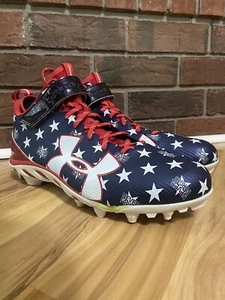 NEW Under Armour Nitro NEVER FORGET Football Cleats 1290962-402 Men's SZ 15 - Picture 1 of 9