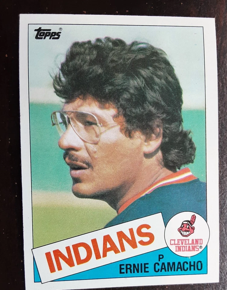 1985 Topps #739  Ernie Camacho  Pitcher   Cleveland Indians  FREE shipping - Image 1 of 1