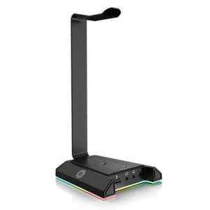 Kopfhörer Ständer RGB Headset Halterung Kopfhörer Ohrhörer Halter mit USB Typ-C - Bild 1 von 6