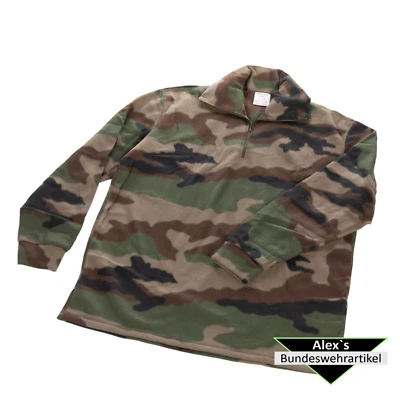 orig. Franz. Fleeceshirt Pullover Pulli Thermo Shirt CCE Tarn Armee warm neuw.   - Bild 1 von 2